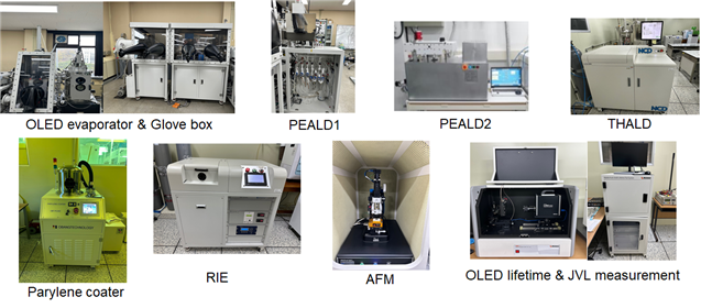 PEALD, THALD, Parylene coater, RIE, AFM 등.png